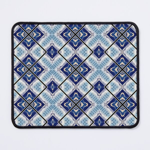 Item preview, Blue Greek vintage micro pattern  designed and sold by Ilikeiwantilove.