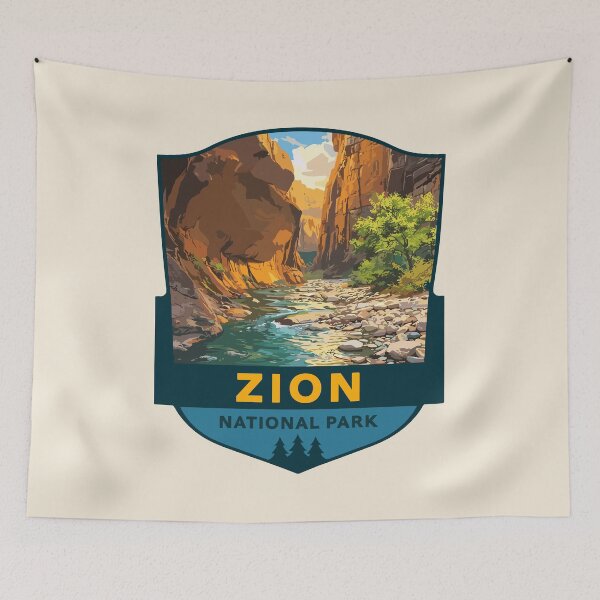 Item preview, Zion National Park Utah Sticker designed and sold by Gideon Emmerich.