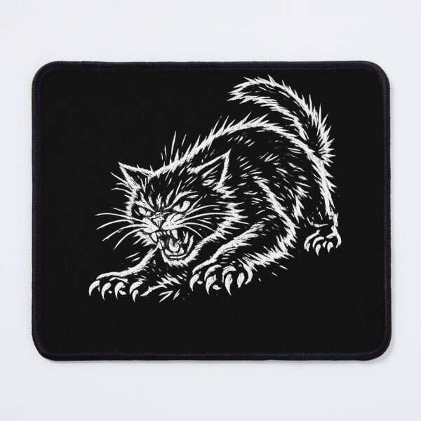 Item preview, Aggressive Spiky Feral Cat designed and sold by Genios123.