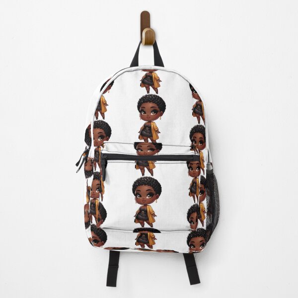 Item preview, Stylish Plus Size Chibi Black Girl Illustration designed and sold by Lulunza.