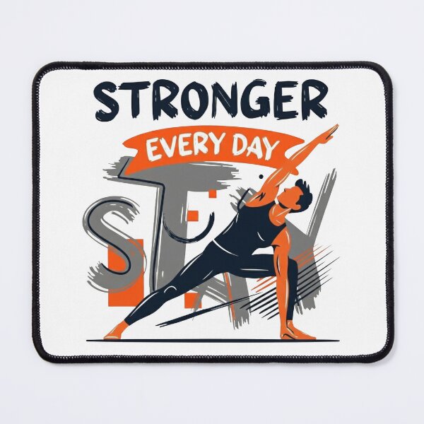 Item preview, Yoga Pose Strength - Daily Mindfulness Warrior Graphic designed and sold by tee.crush.