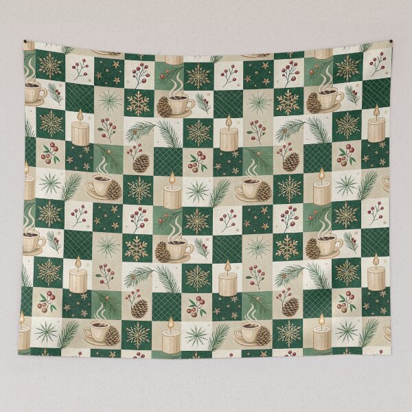 Item preview, Stylish design with a checkered pattern for holidays designed and sold by Merrylands Artshop.