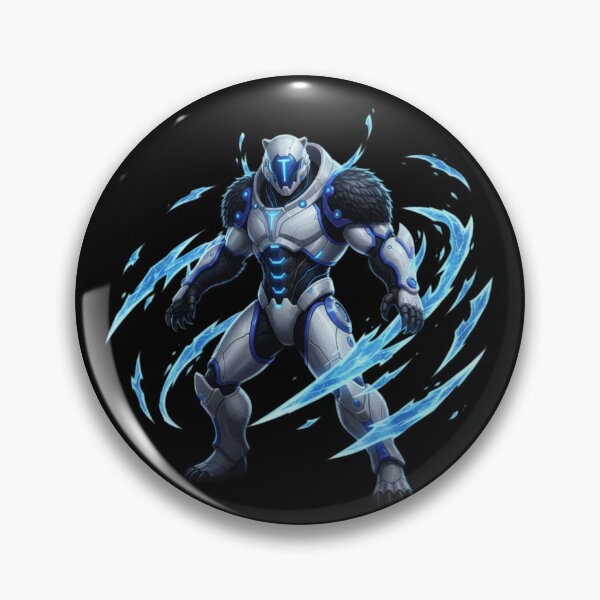 Item preview, Ice Cyber Bear Warrior – Futuristic Armor Beast with Frozen Energy designed and sold by FORYOUOFFICIAL.