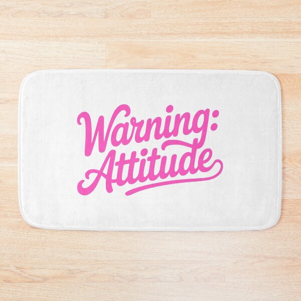 Item preview, Warning Attitude! Pink Girls designed and sold by PMCreative.