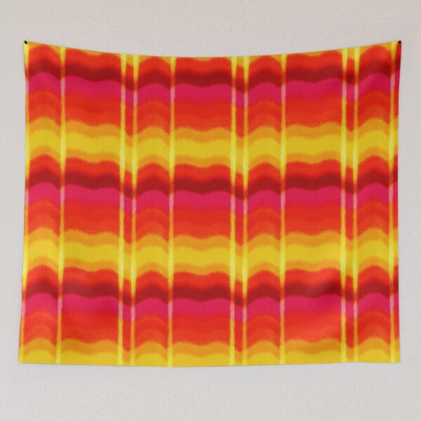 Item preview, Warm Sunset Ombre Light Beams Pattern designed and sold by bubblegoth.