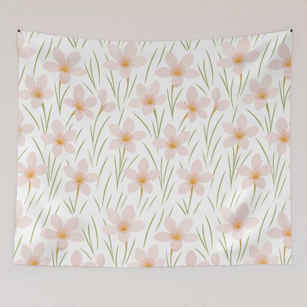 Item preview, Minimalistic flowers pattern designed and sold by VitSArt.