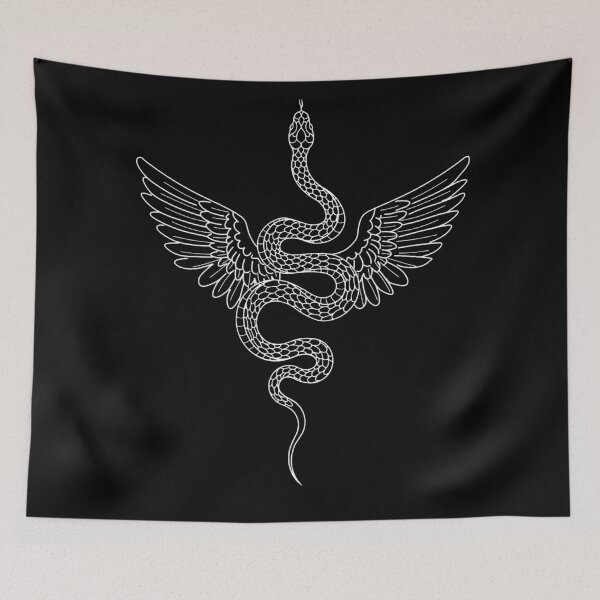Item preview, serpente con le ali designed and sold by dreamer-zone.