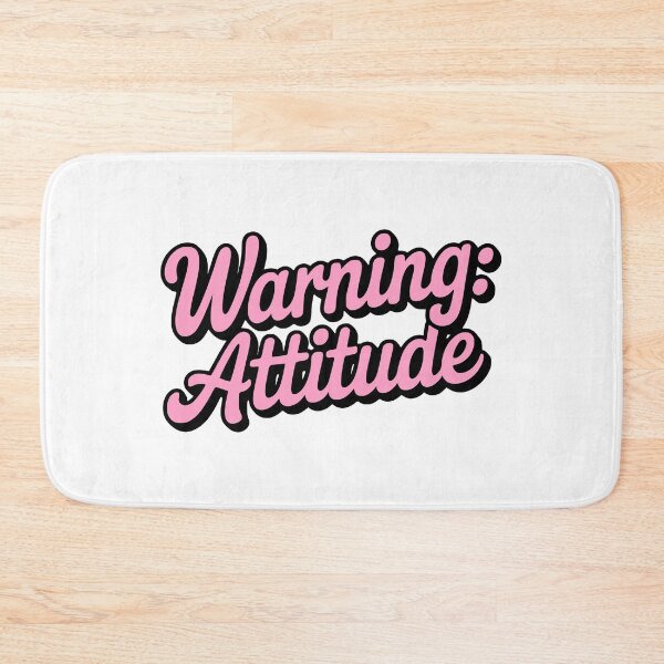 Item preview, Warning Attitude! Pink Girlie designed and sold by PMCreative.