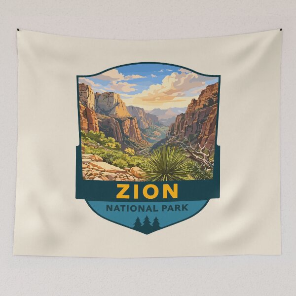 Item preview, Zion National Park Utah Sticker designed and sold by Gideon Emmerich.