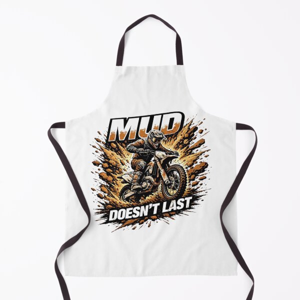Item preview, Mud Doesn’t Last – Off-Road Motorcycle Rider Resilience T-Shirt designed and sold by RMTrendy.