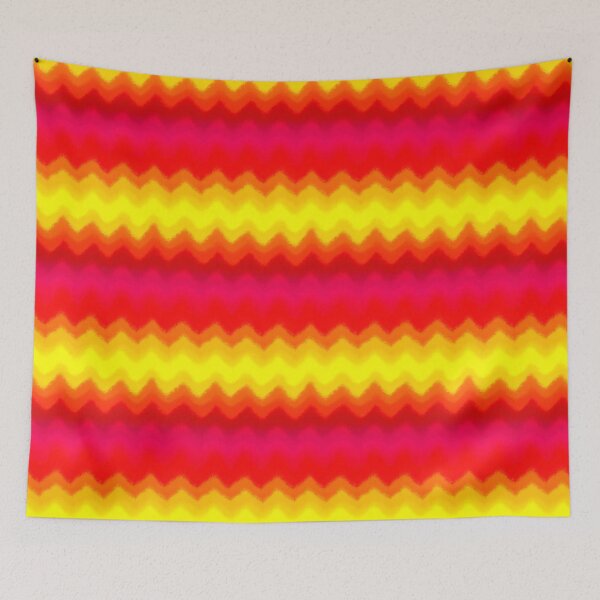 Item preview, Sunset Ombre Chevron Zigzag Pattern designed and sold by bubblegoth.