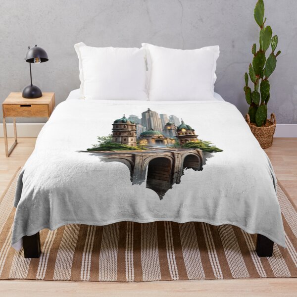 Item preview, Metropolitan Dreamscape - Classic Architecture Meets Modern Skyscraper City Art designed and sold by DesignArtist.ia.