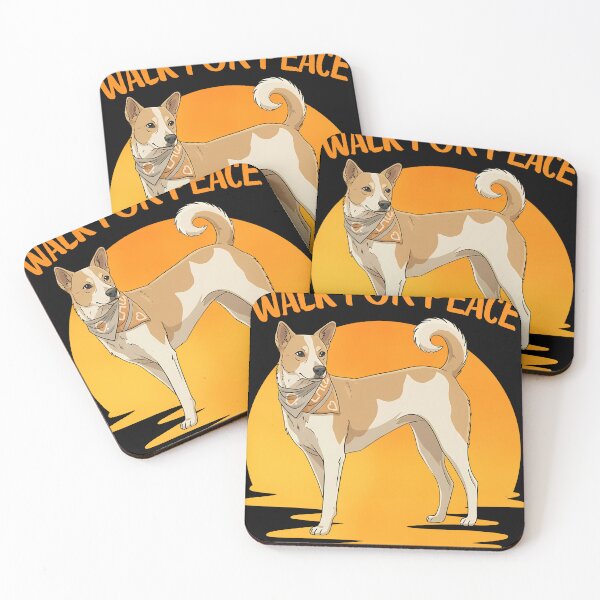 Item preview, Walk for Peace Monks with Aloka Dog designed and sold by SavannahCampbel.