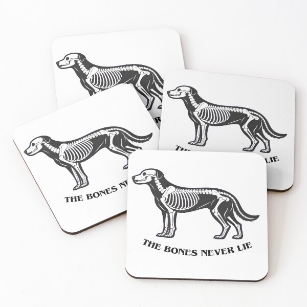 Item preview, Bones Never Lie – Minimalist Veterinary Radiology Dog X-Ray  designed and sold by Bettybee00.