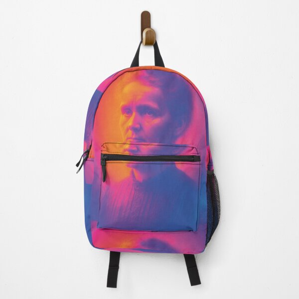 Item preview, Marie Curie portrait in vibrant neon colors aesthetic designed and sold by Mauswohn.