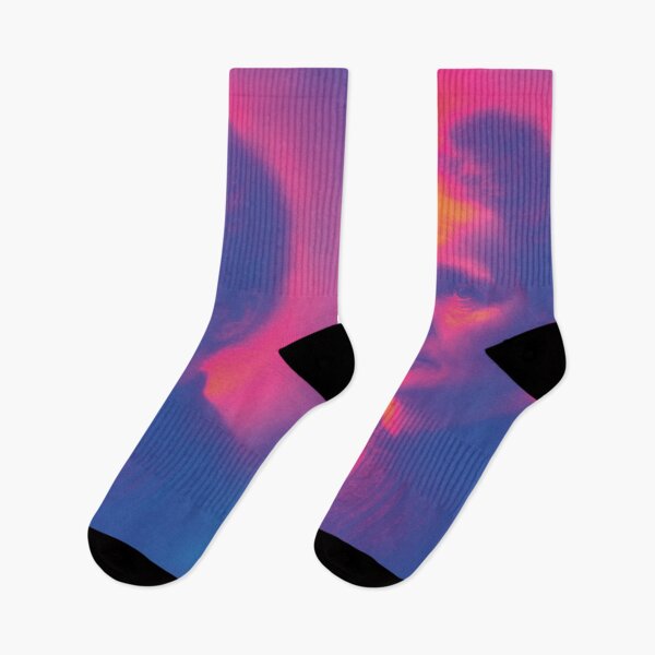 Item preview, Marie Curie portrait in vibrant neon colors aesthetic designed and sold by Mauswohn.
