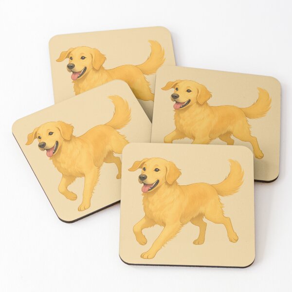 Item preview, Golden Retriever Happy Running designed and sold by snoutabout.