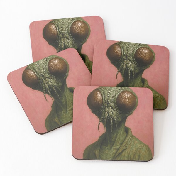 Item preview, Surreal insect portrait sci-fi art design designed and sold by Mauswohn.
