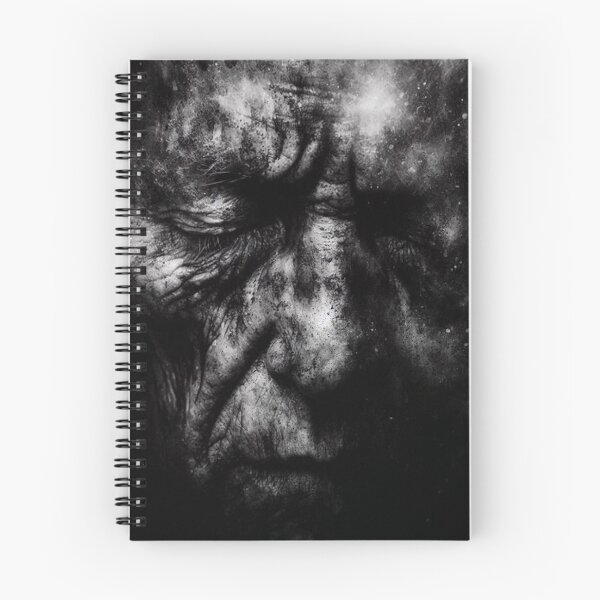 Item preview,  face old art pain suffering neutralization resignation surreal designed and sold by MaciejPetelski.
