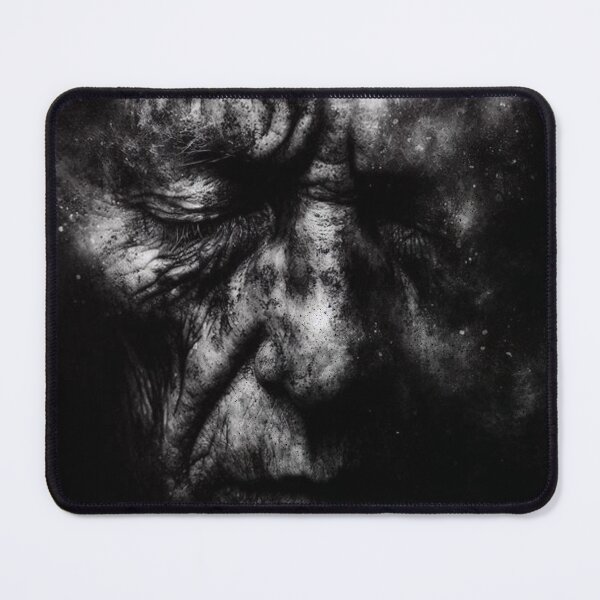 Item preview,  face old art pain suffering neutralization resignation surreal designed and sold by MaciejPetelski.