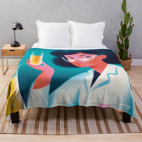 Item preview, Scientist in the laboratory Aesthetic Chemistry Illustration designed and sold by Mauswohn.