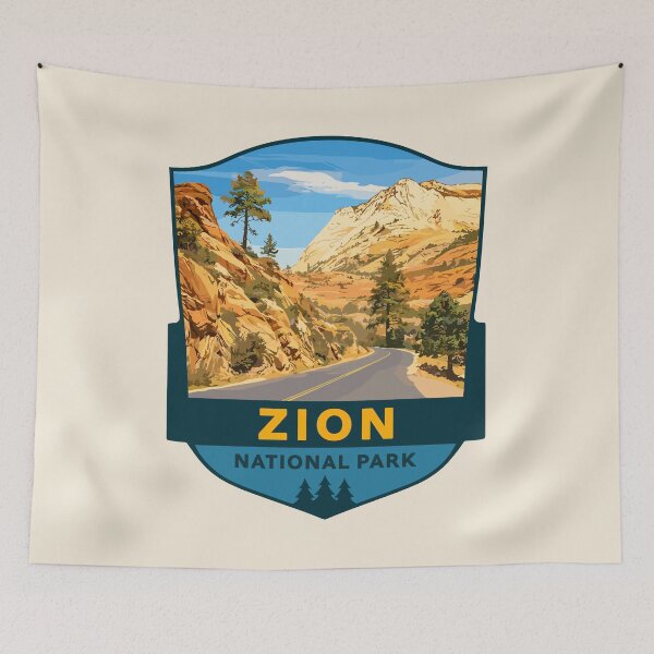 Item preview, Zion National Park Utah Sticker designed and sold by Gideon Emmerich.