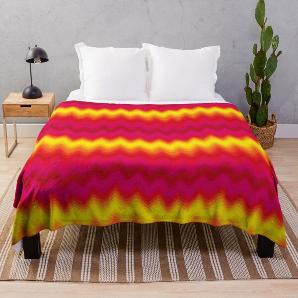 Item preview, Neon Chevron Zigzag Heatwave Pattern designed and sold by bubblegoth.
