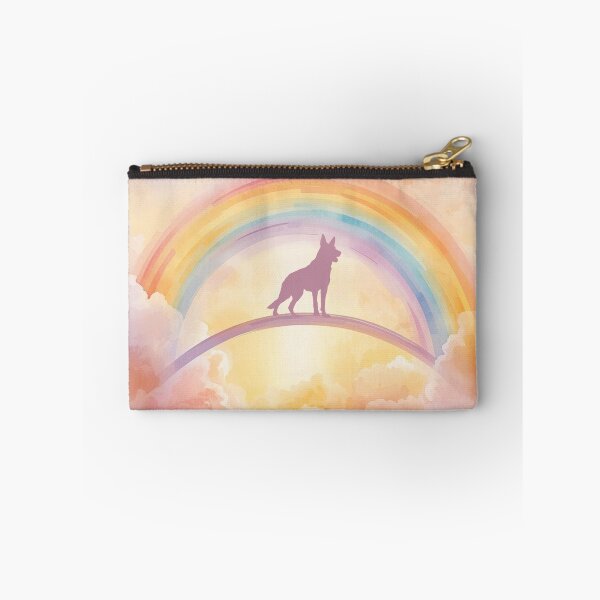 Item preview, German Shepherd Rainbow Bridge Memorial Art Print designed and sold by Esterlane.