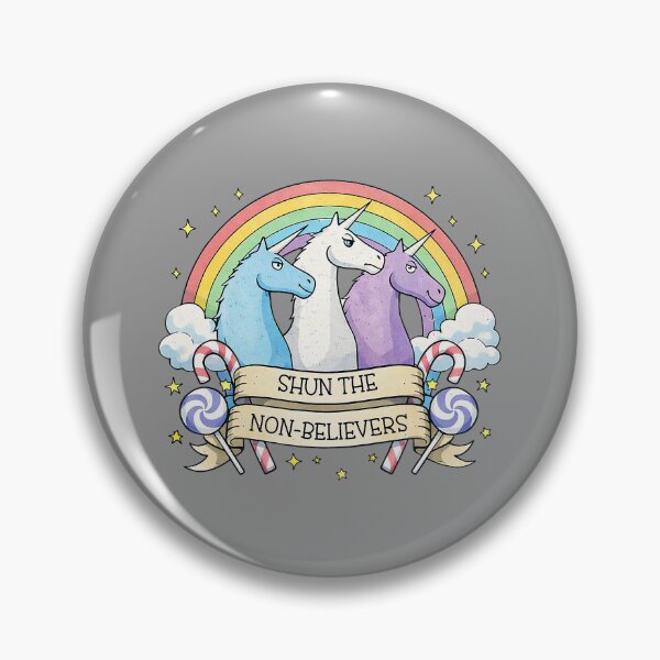 Item preview, Funny Shun The Non-Believers Unicorn Candy Tee designed and sold by ArleneRowe.
