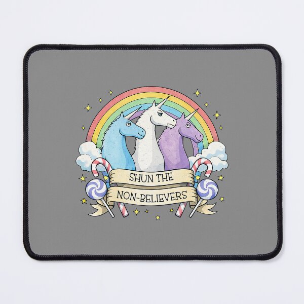 Item preview, Funny Shun The Non-Believers Unicorn Candy Tee designed and sold by ArleneRowe.