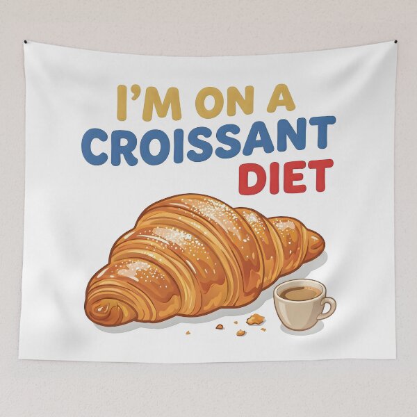 Item preview, croissant, bakery, French cuisine, breakfast, pastry designed and sold by TrueArtVibes.