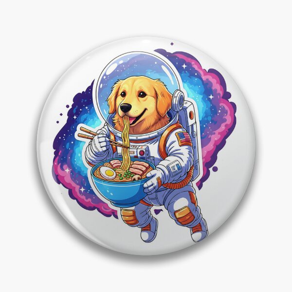 Item preview, Astrodog Loves Ramen designed and sold by Zigg-Wear.