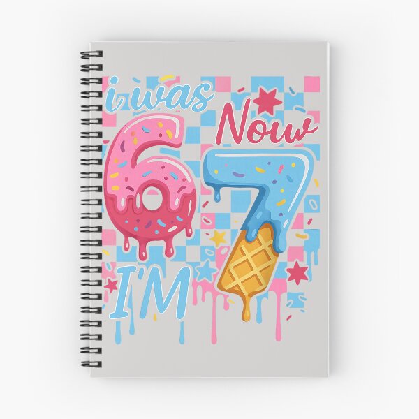 Item preview, I was 6 Now Im 7 Funny Ice Cream Drip Birthday Boy Men Kids designed and sold by FrankIsabel.