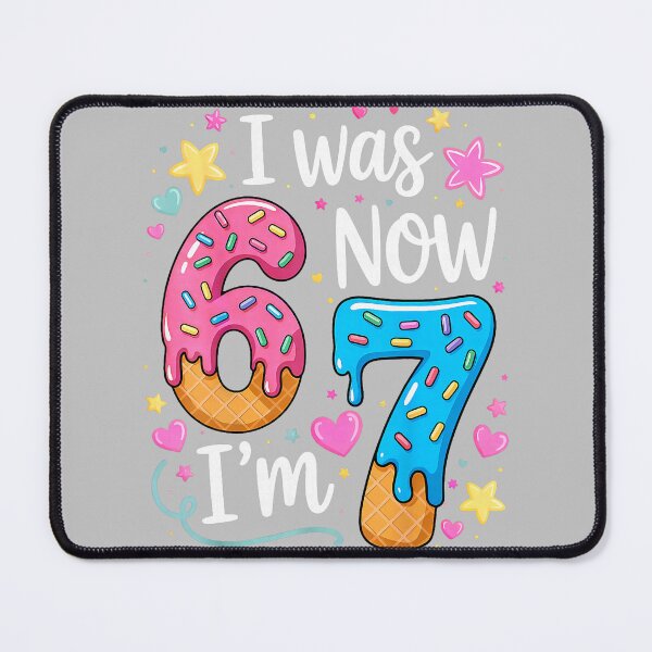 Item preview, I was 6 Now I'm 7 Year Old Birthday Kids Boys Girls  designed and sold by FrankIsabel.
