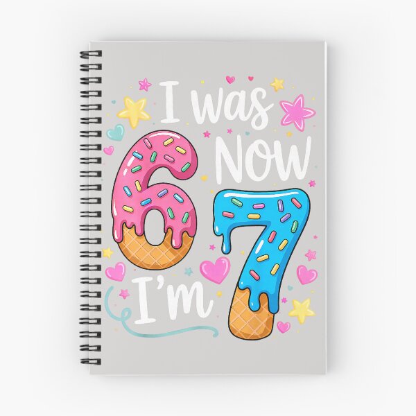 Item preview, I was 6 Now I'm 7 Year Old Birthday Kids Boys Girls  designed and sold by FrankIsabel.