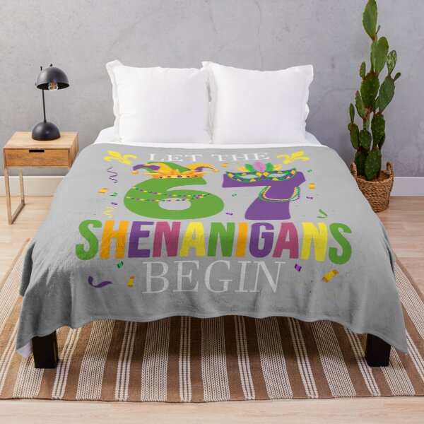 Item preview, Let The 67 Shenanigans Begin Funny 6 7 Six Seven Mardi Gras designed and sold by FrankIsabel.