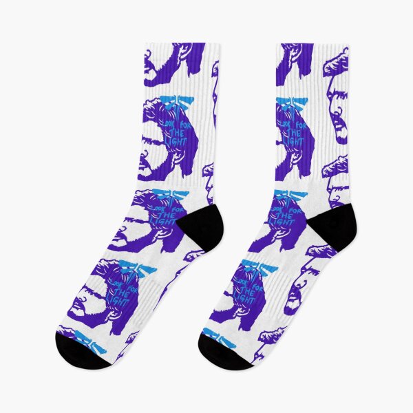 Item preview, Look for the Light – Illustrated Portrait in Purple & Blue designed and sold by Wawan35200.