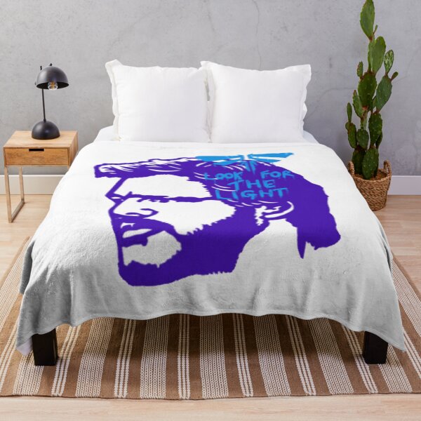 Item preview, Look for the Light – Illustrated Portrait in Purple & Blue designed and sold by Wawan35200.