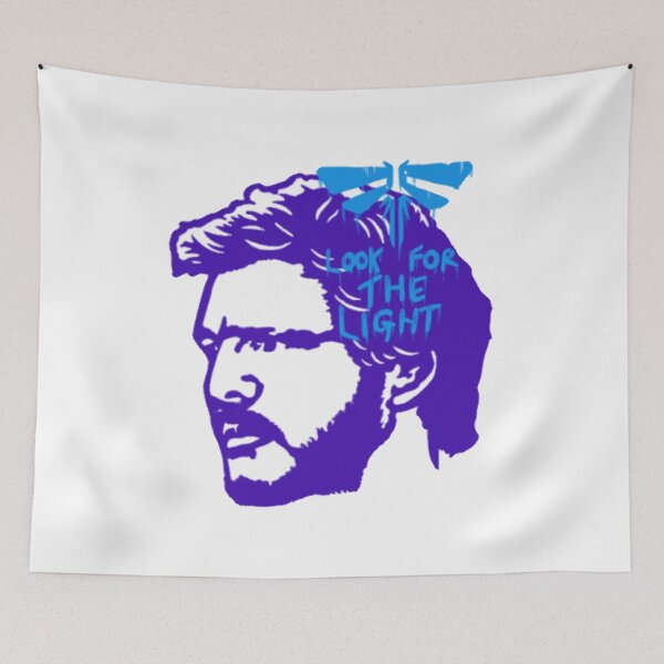 Item preview, Look for the Light – Illustrated Portrait in Purple & Blue designed and sold by Wawan35200.