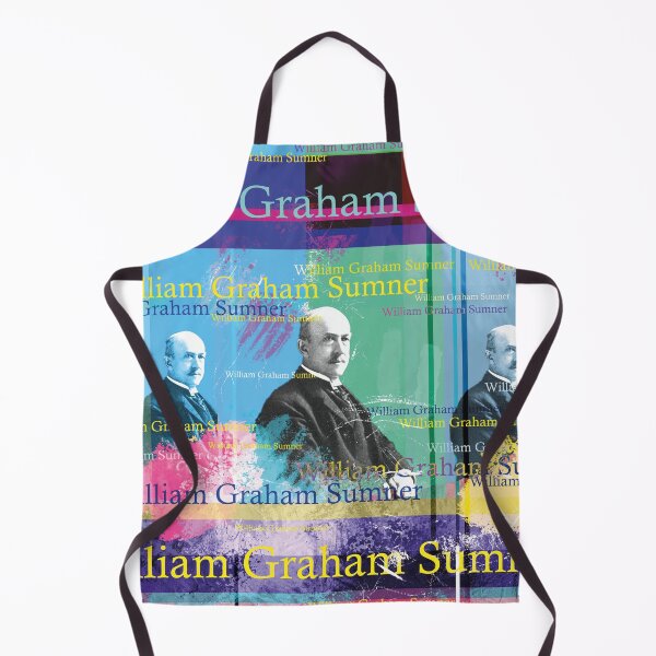 Item preview, William Graham Sumner Portrait Collage Modern Art designed and sold by Mauswohn.