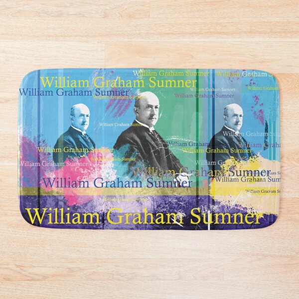 Item preview, William Graham Sumner Portrait Collage Modern Art designed and sold by Mauswohn.