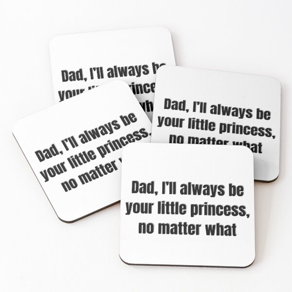 Aperçu de l'œuvre Dad Quote – I’ll Always Be Your Little Princess | Father Daughter Gift créée et vendue par Artistshert.