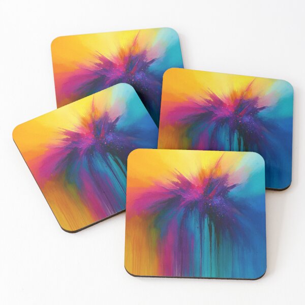 Item preview, Colorburst Cascade Abstract Explosion designed and sold by Joey Santiago.