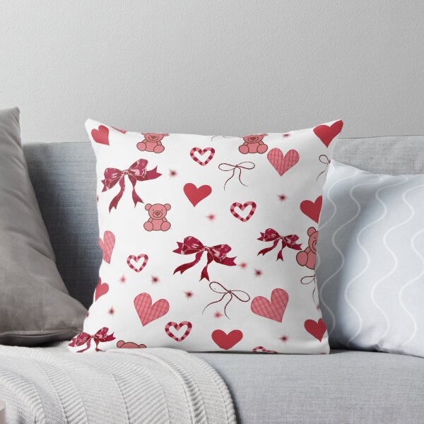 Item preview, Cute valentines hearts & teddy bear pattern….. designed and sold by MarrySArtwork.