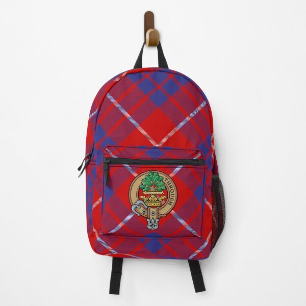 Item preview, Clan Hamilton Crest over Red Tartan designed and sold by sifis.