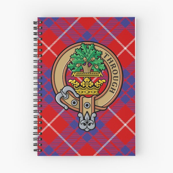 Item preview, Clan Hamilton Crest over Red Tartan designed and sold by sifis.