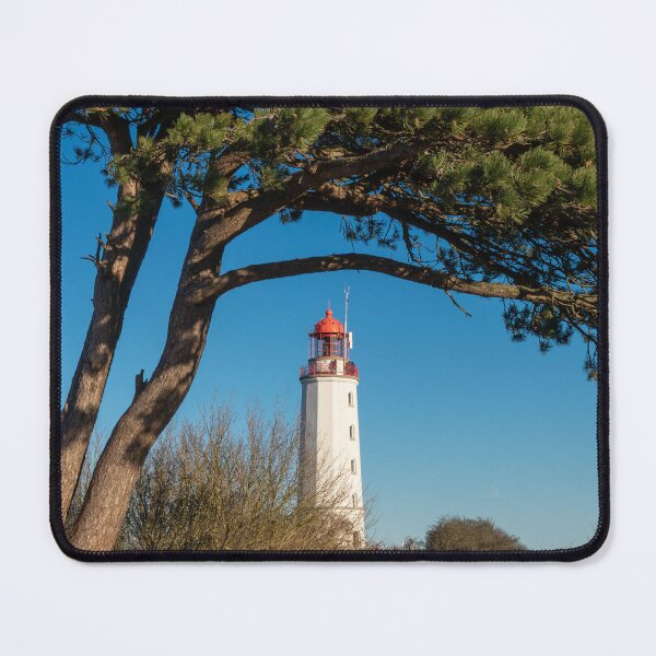 Item preview, Dornbusch lighthouse on the island of Hiddensee, blue sky designed and sold by Marc Alexander Kunze.