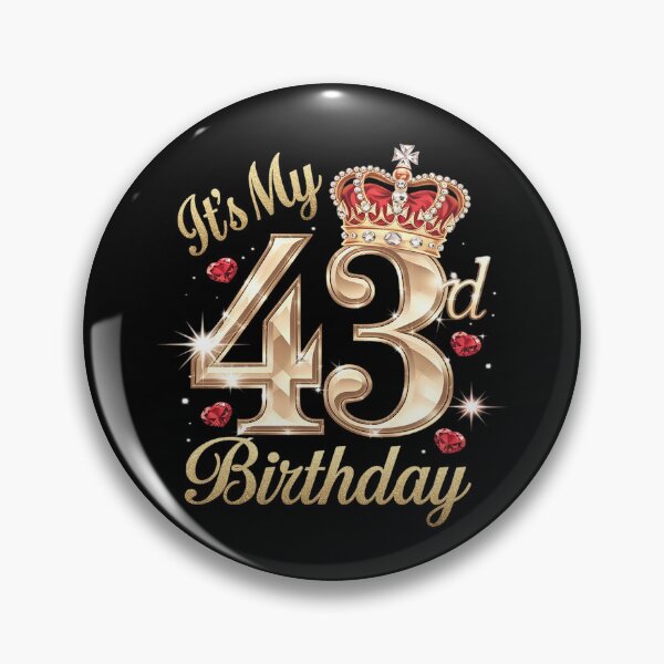 Item preview, It's My 43rd Birthday, 43 Years Old, 43rd Birthday Queen  designed and sold by DigitaldeligArt.