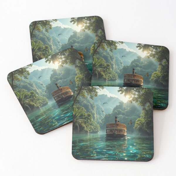 Item preview, Journey Through the Emerald River designed and sold by DreamistStore.