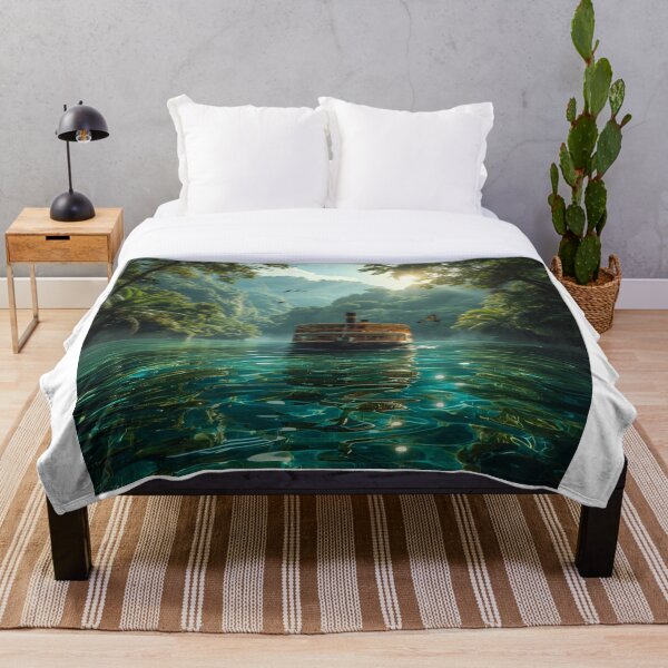 Item preview, Journey Through the Emerald River designed and sold by DreamistStore.